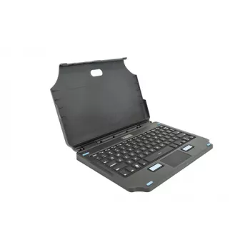Teclado para dispositivo móvil Gamber-Johnson QWERTY UK English, Pogo Pin, alimentación USB-C, para Samsung Tab Active4 Pro, Negro