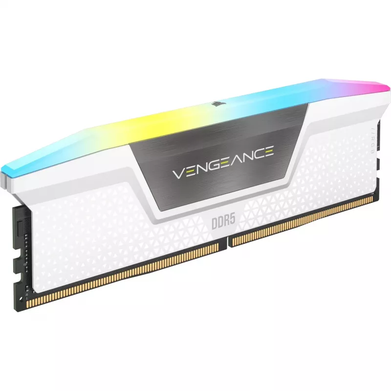 Corsair Vengeance RGB CMH32GX5M2B6000Z30W, 32 GB, 2 x 16 GB, DDR5, 6000 MHz, 288-pin DIMM