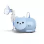 Nebulizador de malla Omron Nami Cat NE-C303K-KDE — inhalador de mesa, 0,35 ml/min, para niños y adultos, azul, B235 × T148 × H157 mm