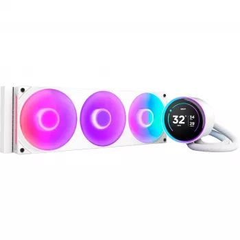 Refrigeración líquida todo en uno NZXT Kraken Elite 360 RGB 12 cm blanco