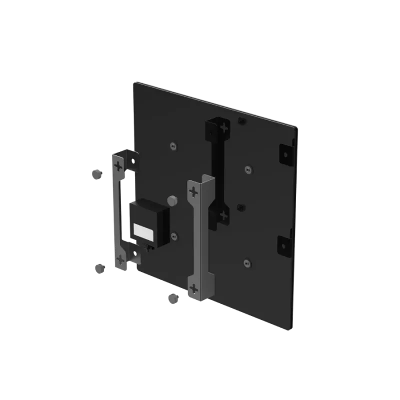 Radiador de pared AENO Premium Eco Smart Quadro, 500 W, 50x50 cm, vidrio templado, calefacción por infrarrojos y convección, indicador LED tipo de enchufe: Europa (tipo E/F), NEGRO, Fabricado en Polonia