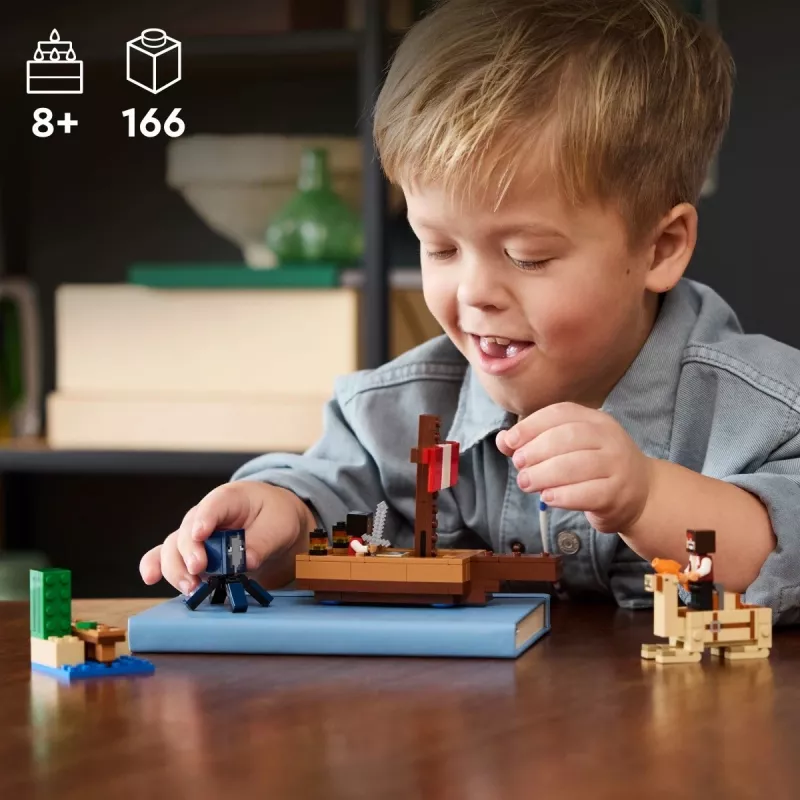 LEGO MINECRAFT 21259 El viaje del barco pirata