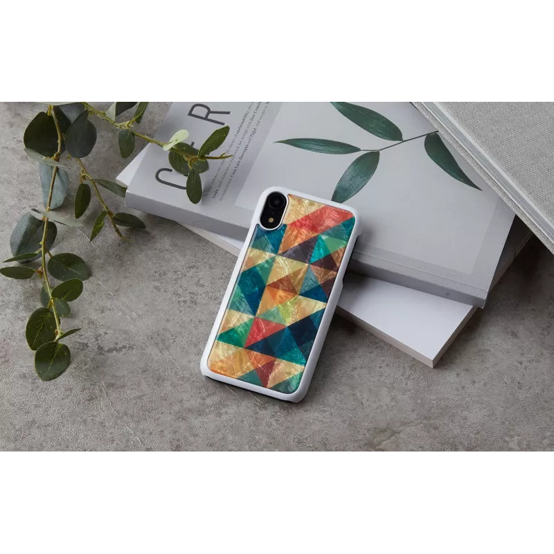 iKins Mosaic funda blanca para iPhone XR, K1713H