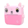 Extralink Set | Impresora térmica EPP-005 Rosa + Papel térmico 3 rollos | fawn