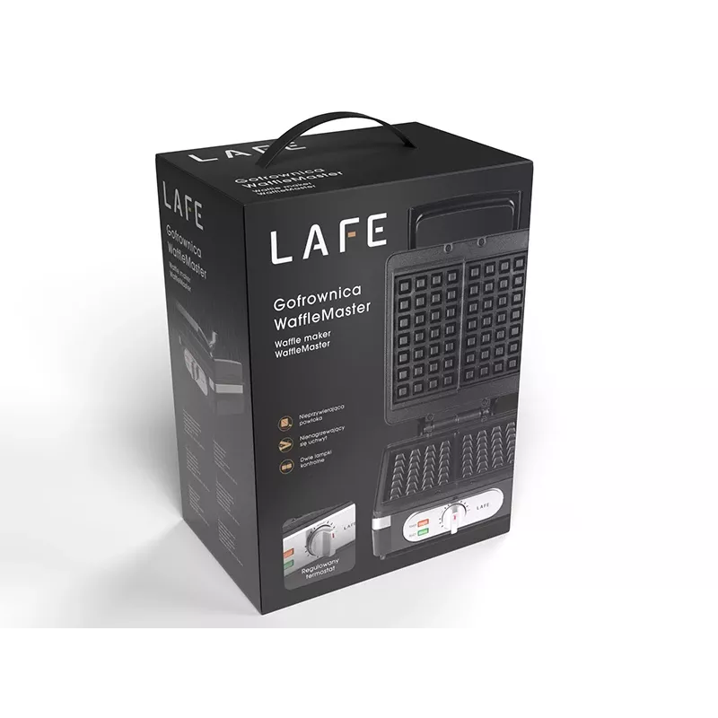 Gofrera LAFE WaffleMaster GFB-003 1400W con placas antiadherentes