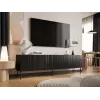 Mueble RTV Cama ISLA 200x40x60 negro mate