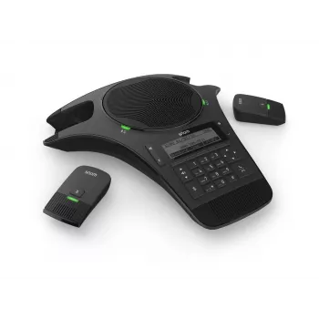 snom C520-WiMi - Teléfono de conferencia VoIP - con interfaz Bluetooth - DECT - función de llamada a tres bandas - SIP - 3 líneas - negro (4356)