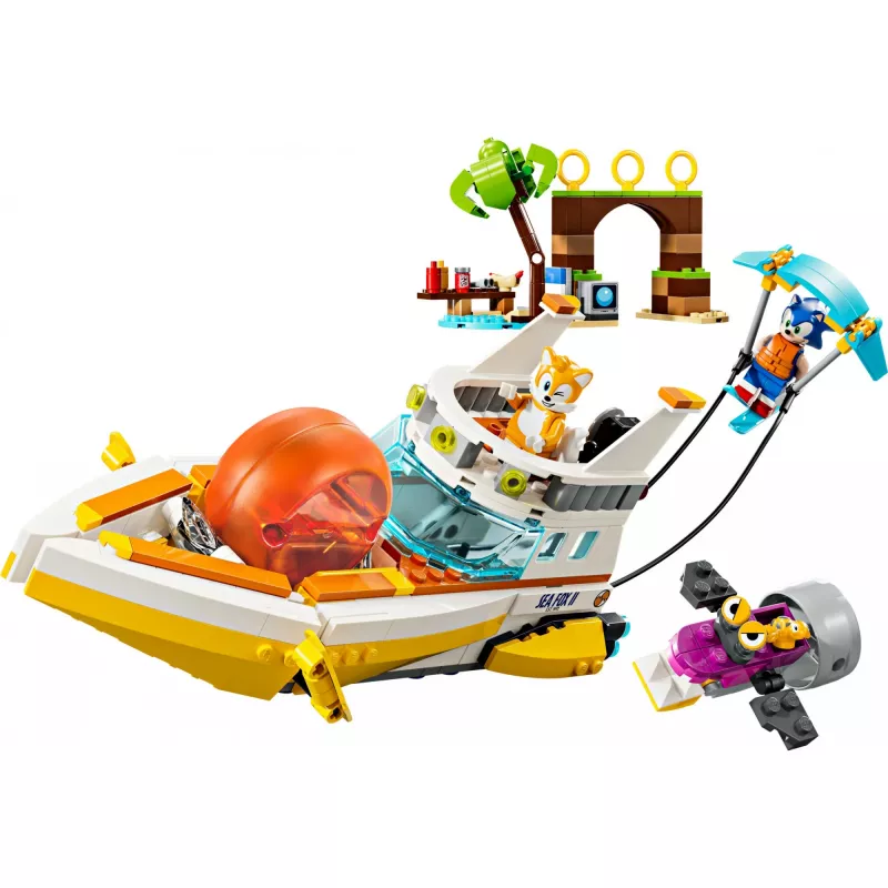 LEGO Sonic the Hedgehog Barco de Aventura de Tails, set de juguete 76997
