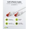 Cable de red Goobay CAT 6 cable de conexión S/FTP RJ-45 Cat6 1m blanco