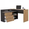 Mesa de ordenador de esquina Topeshop DANY ANT/ART KPL en L tablero de aglomerado