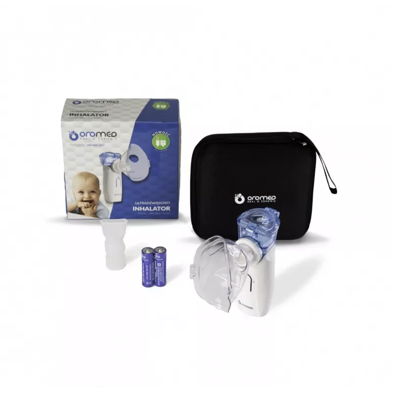 Oro-Med Oro-Mesh Family inhalador mesh portátil, blanco