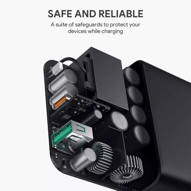 Cargador de pared PA-D3 2xUSB Power Delivery (1xUSB+1xUSB C) 5,4A 60W Dynamic Detect