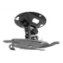 Soporte de techo para proyector EDBAK PMV400 – montaje en techo, carga máx. 30 kg, negro, 240×143×240 mm