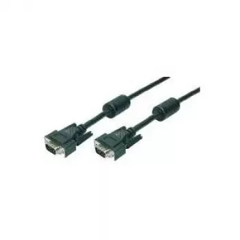 Wentronic Components Handels Goobay - cable VGA - HD-15 (M) - HD-15 (M) - 15,0 m - tornillos cautivos - negro (68139)