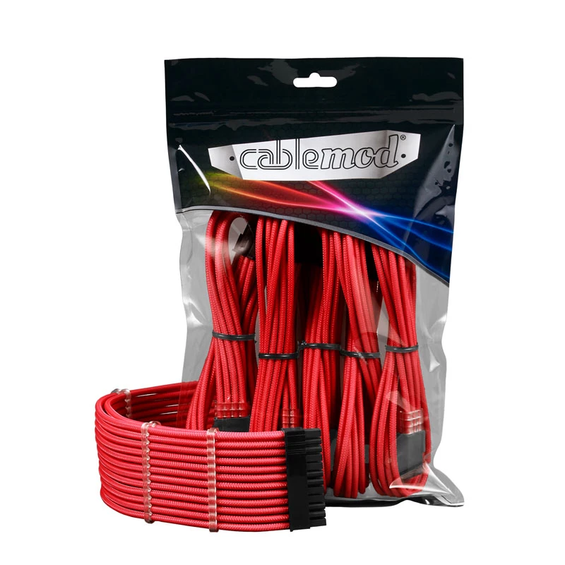 CableMod PRO ModMesh kit de extensión de cables 12VHPWR — rojo