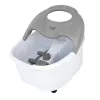 Masajeador de piernas Adler AD 2167 con masaje por rodillos y vibración, calor, intensidad ajustable, 80 W, gris blanco