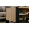 Mesa de centro top e shop Topeshop STOLIK KAWOWY ŁAWA MODERN 4P Roble Artisan Czern