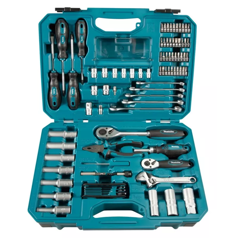 Juego de herramientas de mecánico Makita E-08458 87 herramientas