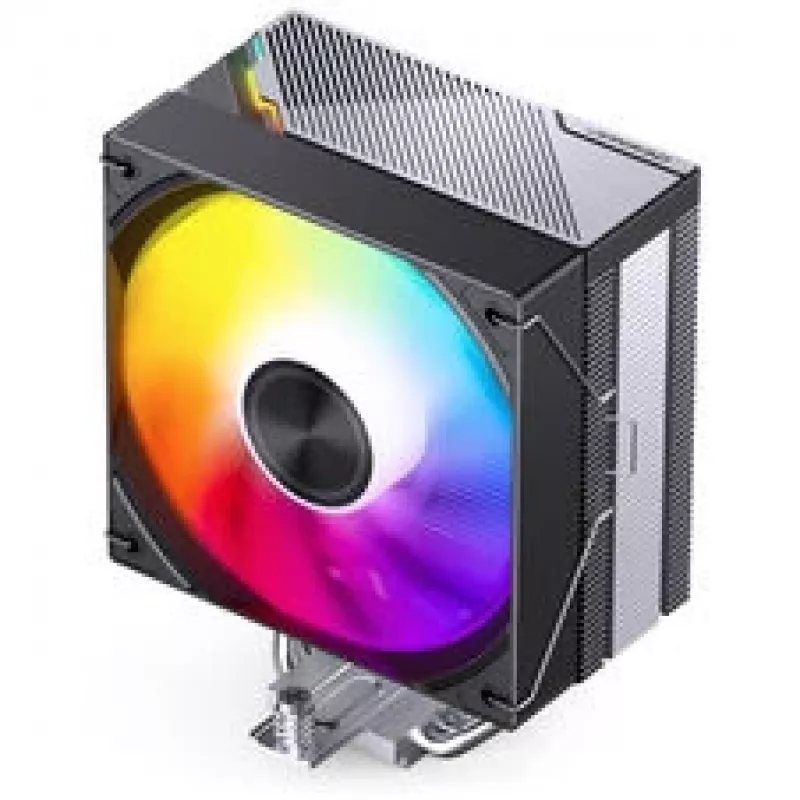 Disipador de CPU Jonsbo CA40 negro ARGB, ventilador PWM de 120 mm, 225 W TDP, negro