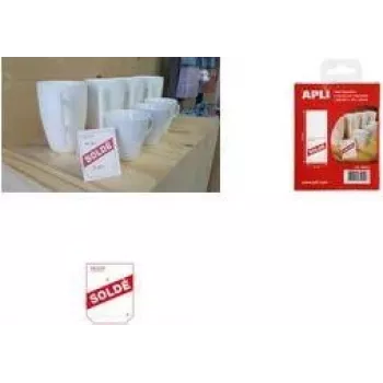 Etiquetas de precio agipa 064010 50 x 125 mm, paquete
