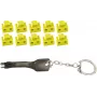 Bloqueador de puerto ShiverPeaks 08-01032 RJ-45 amarillo con llave
