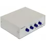 Conmutador serie manual RS-232 de 4 puertos DeLOCK 87589