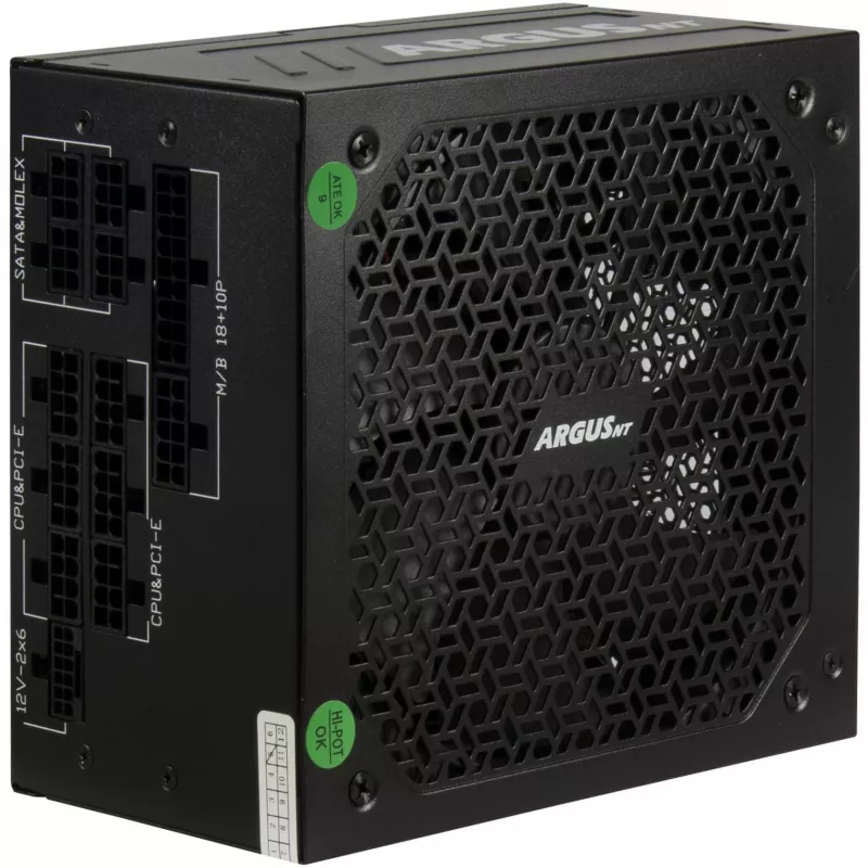 Intertech Inter-Tech ArgusNT HA-1000BA4 1000W 80+Gold ATX3.1 (1000W), fuente de alimentación para PC