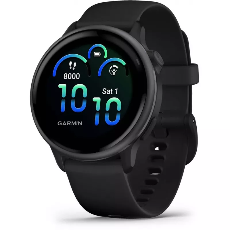 Garmin vívoactive 6 3,05 cm (1,2) AMOLED 42 mm Digital 390 x 390 píxeles Pantalla táctil Negro Wi-Fi GPS (satélite)
