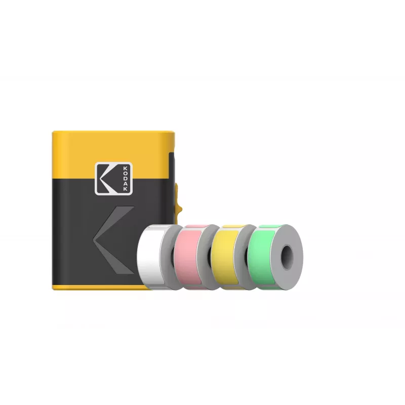 Pack de cartuchos para impresora de etiquetas Kodak M50 Label Era, cartucho de recambio amarillo M50Y con 13 rollos de etiquetas