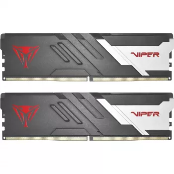 DIMM 32 GB DDR5-5600 (2x 16 GB) Kit dual, memoria RAM negra/blanca, PVV532G560C36K, Viper Venom, INTEL XMP
