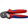 Alicate de crimpar autoajustable 97 53 04 SB (rojo/azul, para terminales de cable)
