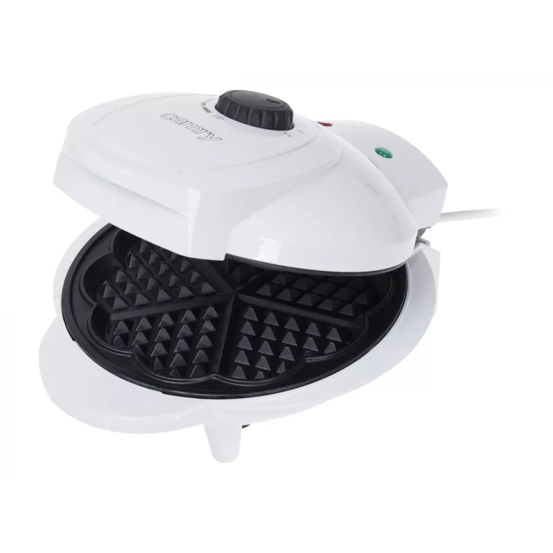 Camry | Gofrera | CR 3022 | 1000 W | Número de piezas 5 | En forma de corazón | Blanca