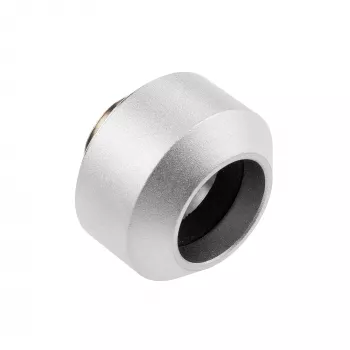 Racor para tubo rígido 14 mm OPTIMUS — conector de refrigerante metálico/refrigeración líquida para PC, plata