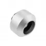 Racor para tubo rígido 14 mm OPTIMUS — conector de refrigerante metálico/refrigeración líquida para PC, plata