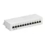 Wentronic Goobay panel de parcheo mini/sobremesa CAT 5e, 12 puertos, gris - STP apantallado, gris (93041)