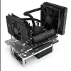 Caja de banco de pruebas mini Streacom BC1 Mini V2 plata — marco compacto de estructura abierta