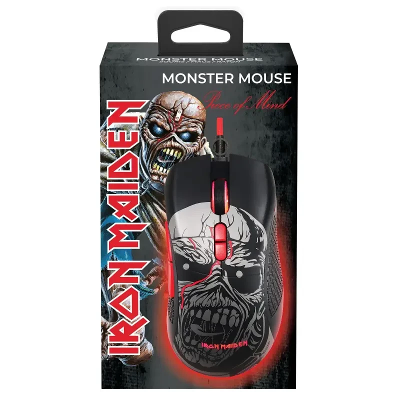 Ratón gaming Subsonic Iron Maiden Piece Of Mind USB