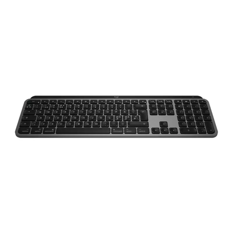 Logitech Master Series MX Keys S para Mac - Teclado - Tamaño completo - retroiluminado - inalámbrico - Bluetooth LE - QWERTY - Nórdico (Danés/Finés/Noruego/Sueco) (920-011633)