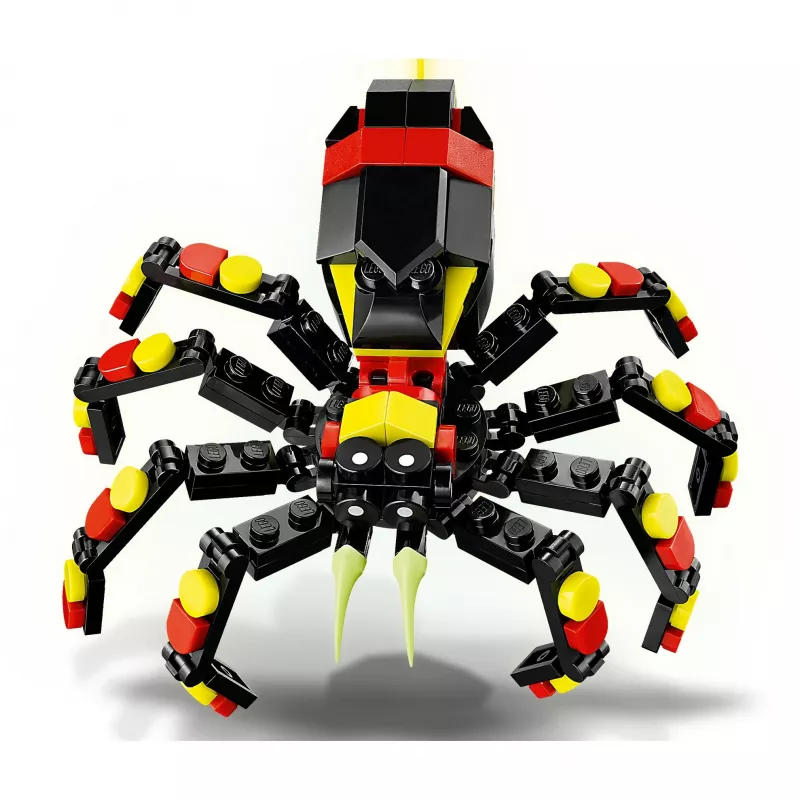 LEGO Creator 3 en 1 modelo de araña construible 31159 — 153 piezas, edad 7+, 110×150×50 mm