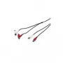 Wentronic Goobay cable de conexión RCA, 1,5 m – 2 conectores macho RCA > 2 conectores macho/hembra RCA (50214)