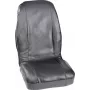 Funda de asiento de coche PETEX 3007004 4 piezas piel sintética negra para asiento de conductor