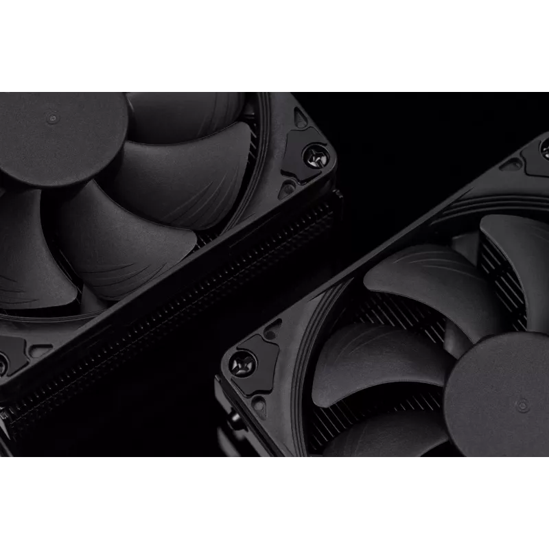 Disipador de CPU Noctua NH-L9i chromax.negro, ventilador de perfil bajo de 92 mm, compatibilidad con LGA1151/LGA115x/AM4, 37 mm de altura, disipador de 95x95 mm