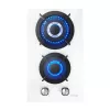 Placa de gas ISEASY MGBG-312A, 2 quemadores (blanca)