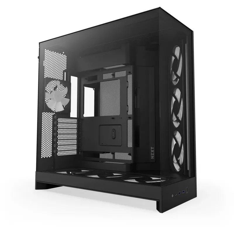 Caja para PC NZXT H9 Flow RGB+ Midi-Tower Negro