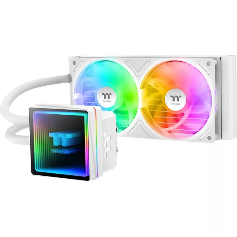 Refrigeración líquida CPU THERMALTAKE TH240 V3 ARGB Sync AIO Snow Edition