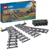 Set de construcción LEGO City 60238 – desvío de vías y accesorios para sets de juego
