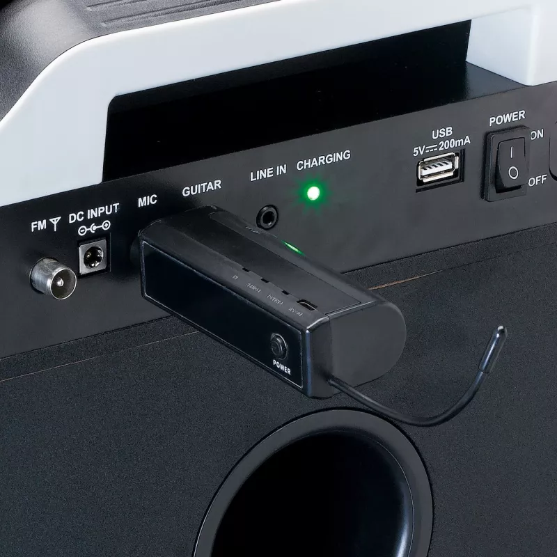 Micrófono de escenario Lenco MCW-020BK