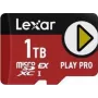 Tarjeta microSD Lexar LMSXPS0001T-BNNNG 1 TB, lectura 900 MB/s, escritura 600 MB/s, clase 3 (U3)