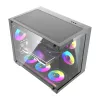 Caja de PC DarkFlash B275 PRO (negra) con 6 ventiladores preinstalados