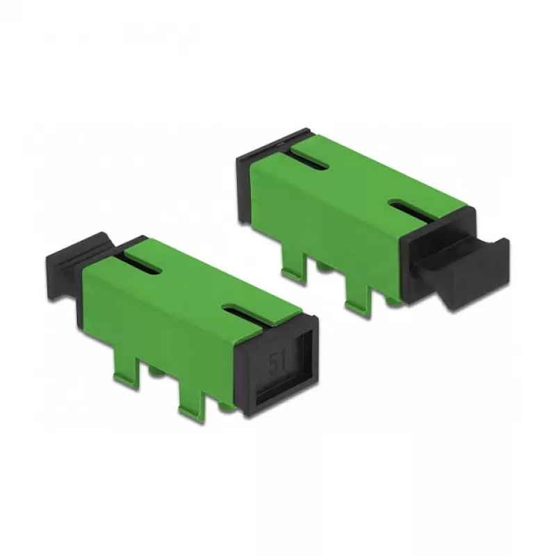 Acoplador de fibra óptica PCB SC simplex hembra a SC simplex hembra DeLOCK 86932